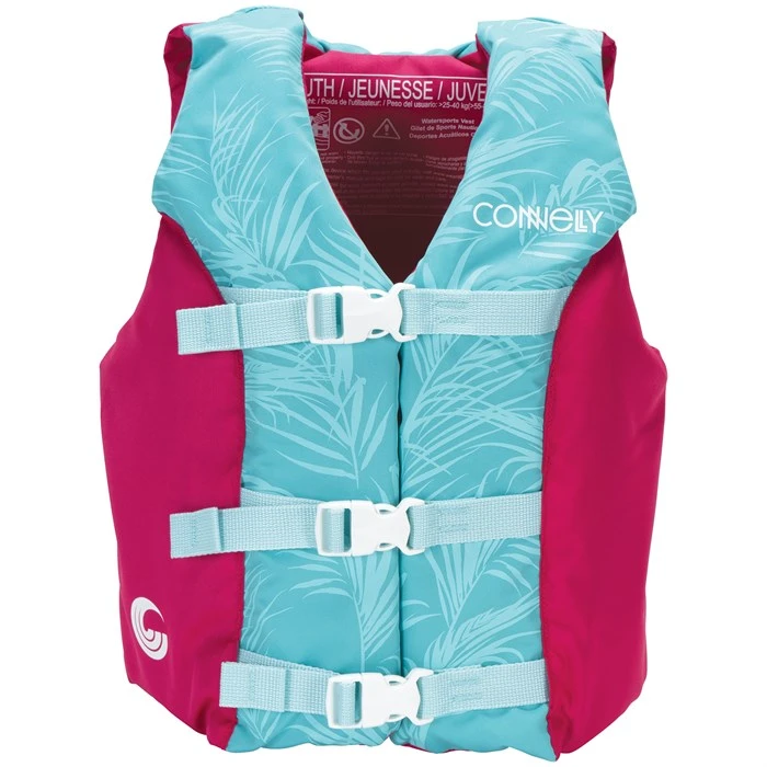 Connelly Youth Tunnel Nylon CGA Wakeboard Vest - Girls' 2022 3 Connelly Youth Tunnel Nylon CGA Wakeboard Vest - Girls' 2022