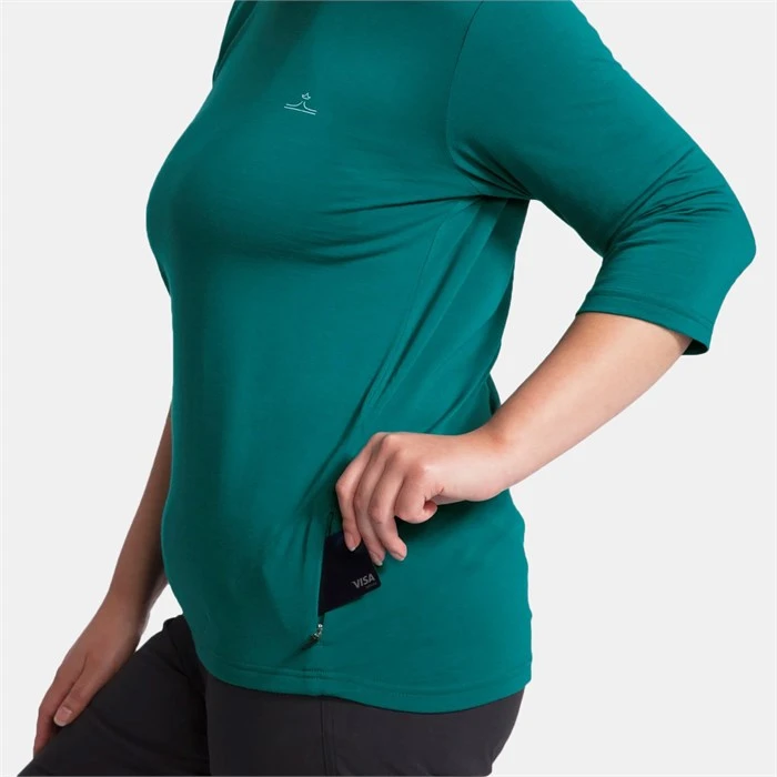 evo 3/4 Length Merino Bike Jersey - Women's 7 evo 3/4 Length Merino Bike Jersey - Women's - Image 5