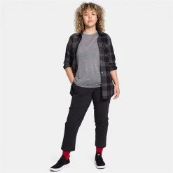 evo Lightweight Long-Sleeve Tech Flannel Shirt - Women's -Outlet The Ride Gearz Store evo lightweight long sleeve tech flannel shirt women s l10