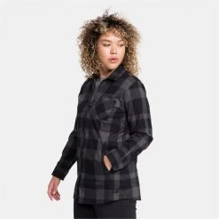 evo Lightweight Long-Sleeve Tech Flannel Shirt - Women's -Outlet The Ride Gearz Store evo lightweight long sleeve tech flannel shirt women s l8