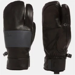 evo Pagosa Leather 3-Finger Mittens