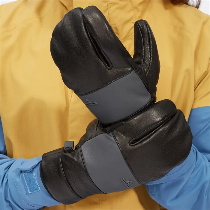 evo Pagosa Leather 3-Finger Mittens 4 evo Pagosa Leather 3-Finger Mittens - Image 2