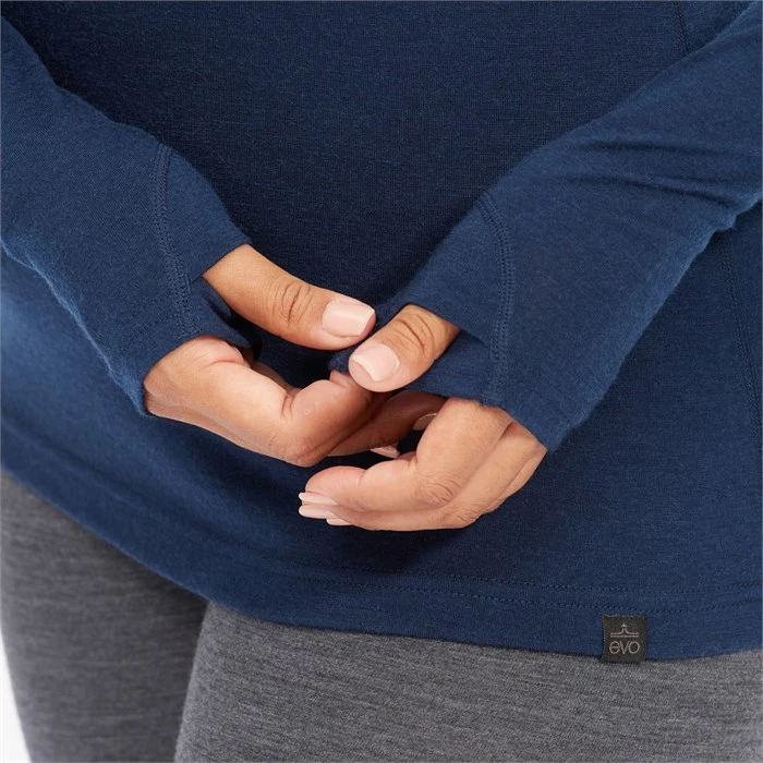 evo Ridgetop Merino Wool Midweight Crew Top - Women's 12 evo Ridgetop Merino Wool Midweight Crew Top - Women's - Image 10