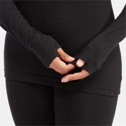 evo Ridgetop Merino Wool Midweight High Neck Top - Women's -Outlet The Ride Gearz Store evo ridgetop merino wool midweight high neck top women s xl17