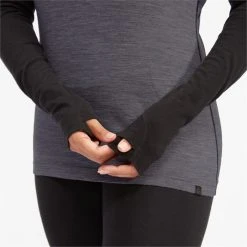 evo Ridgetop Merino Wool Midweight High Neck Top - Women's -Outlet The Ride Gearz Store evo ridgetop merino wool midweight high neck top women s xl23