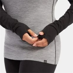 evo Ridgetop Merino Wool Midweight High Neck Top - Women's -Outlet The Ride Gearz Store evo ridgetop merino wool midweight high neck top women s xl5