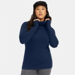 evo Ridgetop Merino Wool Midweight High Neck Top - Women's -Outlet The Ride Gearz Store evo ridgetop merino wool midweight high neck top women s xl6